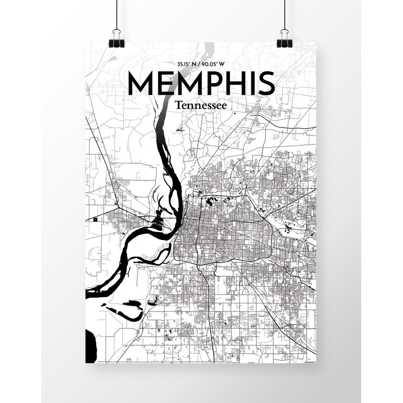 Memphis - No Frame Print, 43.2cm H x 27.9cm W x 0.13cm D