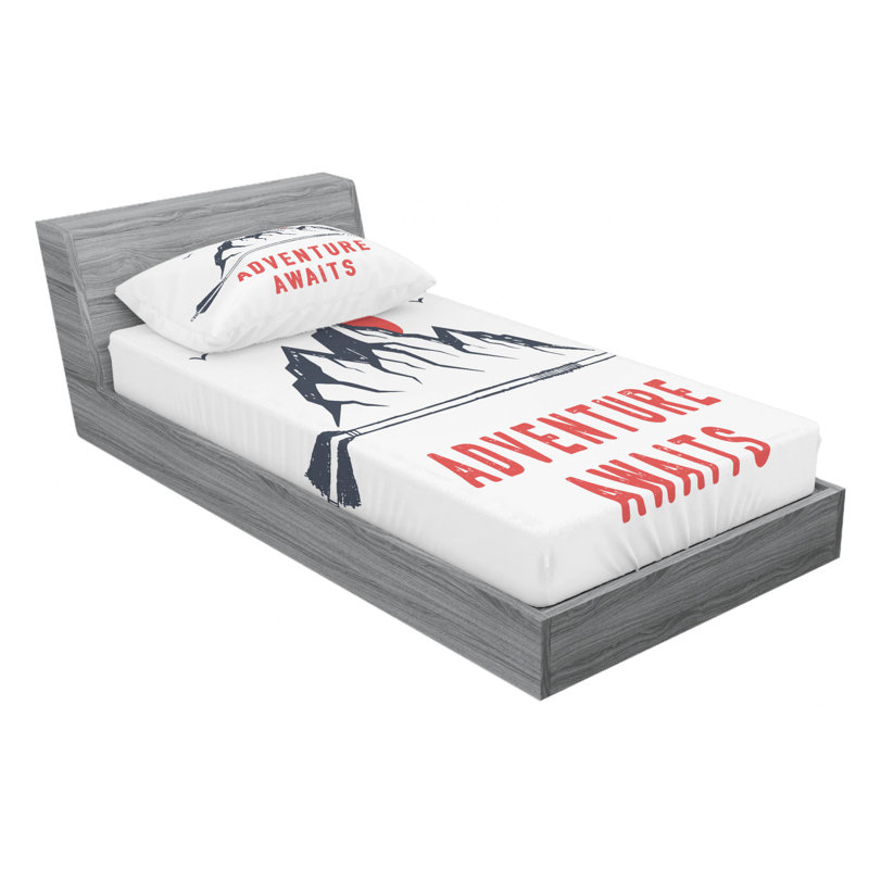 Microfiber Sheet Set, Twin XL Sheet Set with Fitted Sheet