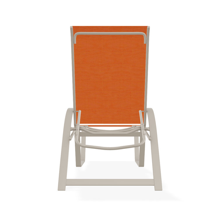 Holna Outdoor Rust-Resistant Metal Chaise Lounge