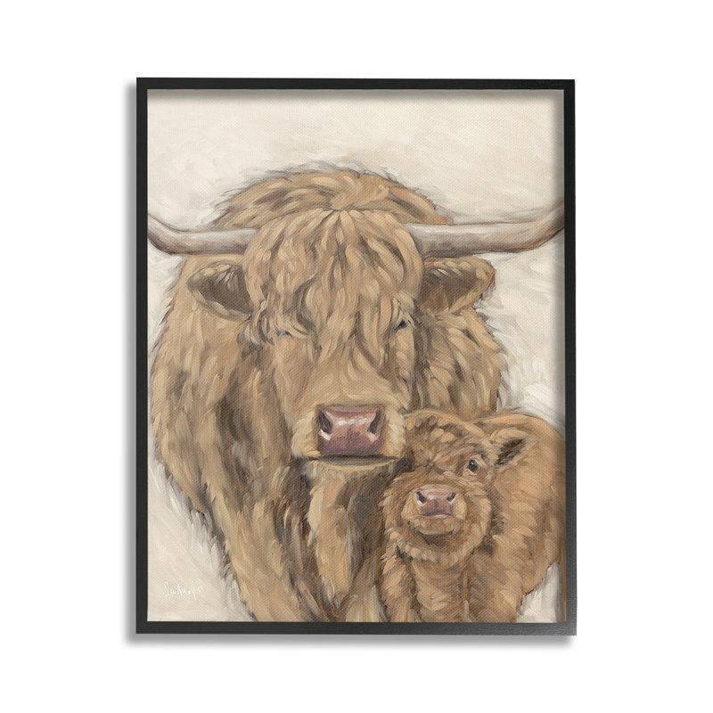 Giclée encadrée par Highland, H 20 po x l 16 po, Giclée encadrée noir minuit
