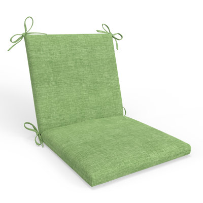Coussin de chaise à dossier divisé 1 pièce intérieur / extérieur avec attaches Latitude Run®