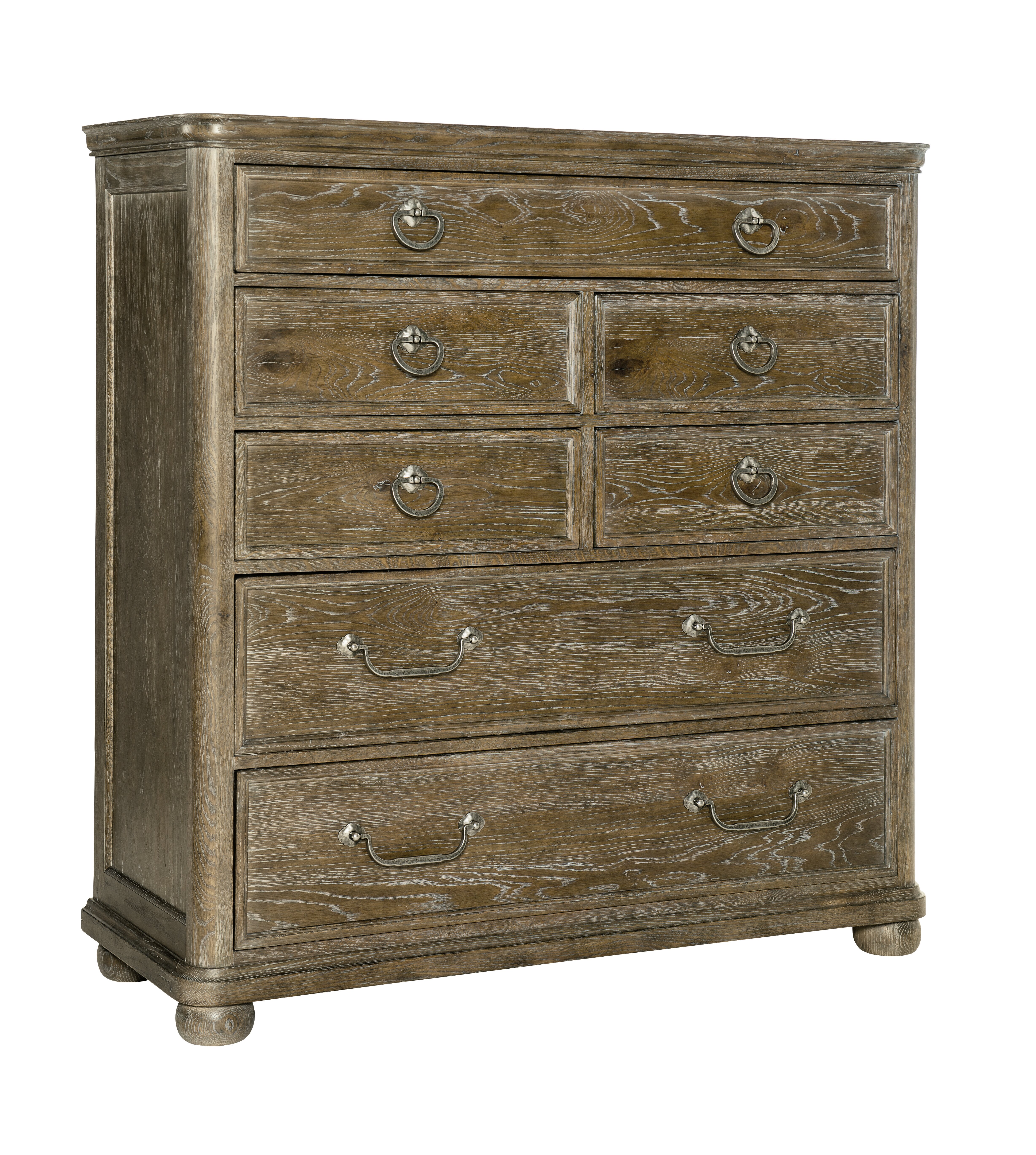 hometrends 3-Drawer Chest, Rustic Oak, 3 drawers, 30” tall