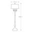 Hounsfield 159.4cm Brown Traditional Floor Lamp