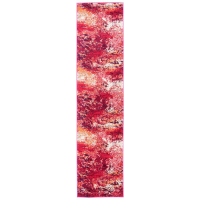 Etta Abstract Light Blue/Green Area Rug