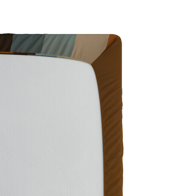 Microfiber Striped Fitted Sheet, Full Fitted Sheet