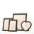 Piero Suede Frame, Heart