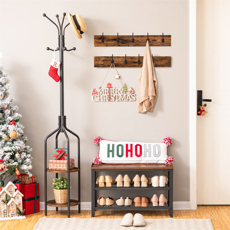 Luhrmann Iron Freestanding 8 - Hook Coat Rack
