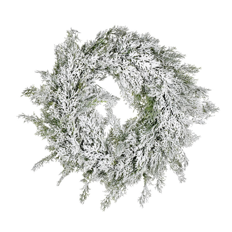 Faux Pine Plastic 24'' Wreath