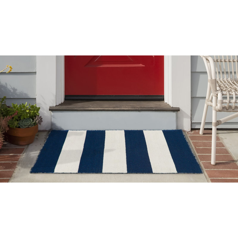 Jonathon Striped Indoor / Outdoor Rug, Rectangle 2' x 3'