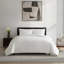 Vera Wang Threaded Basketweave Cotton White Comforter Set-54660308