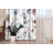 2Pcs Watercolor Floral Printed Curtains Semi Sheer Botanical White Curtain Rod Pocket Window Treatment Elegant Pastel Blue Pink Flower Pattern Vintage for Living Room Bedroom Dining Kitchen Office Home Decor-1818246248