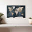 «World Map Aged Wooden World Map», reproduction sur toile-92518817