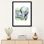 «Mother and Baby Elephants II» par Watercolor Luv - reproduction d'art