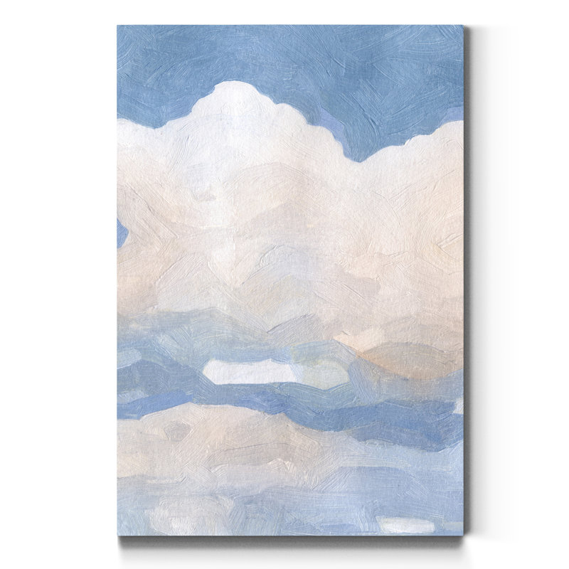 Les nuages II - reproduction sur toile, H 27 po x l 18 po x P 1 po