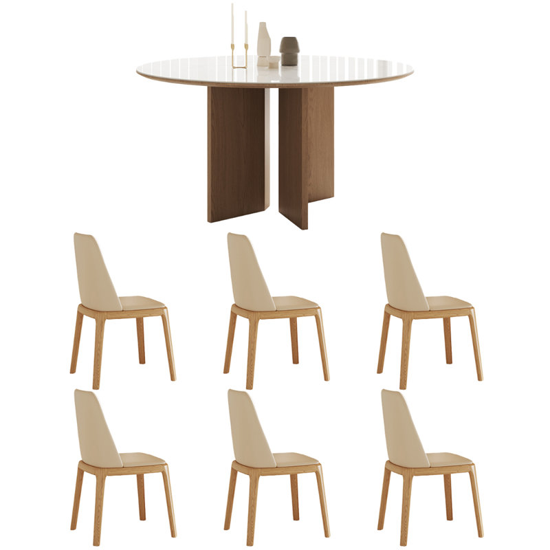 Nouvelle table et chaise de salle à manger rétro, H 29,5 po x L 53,1 po x l 53,1 po