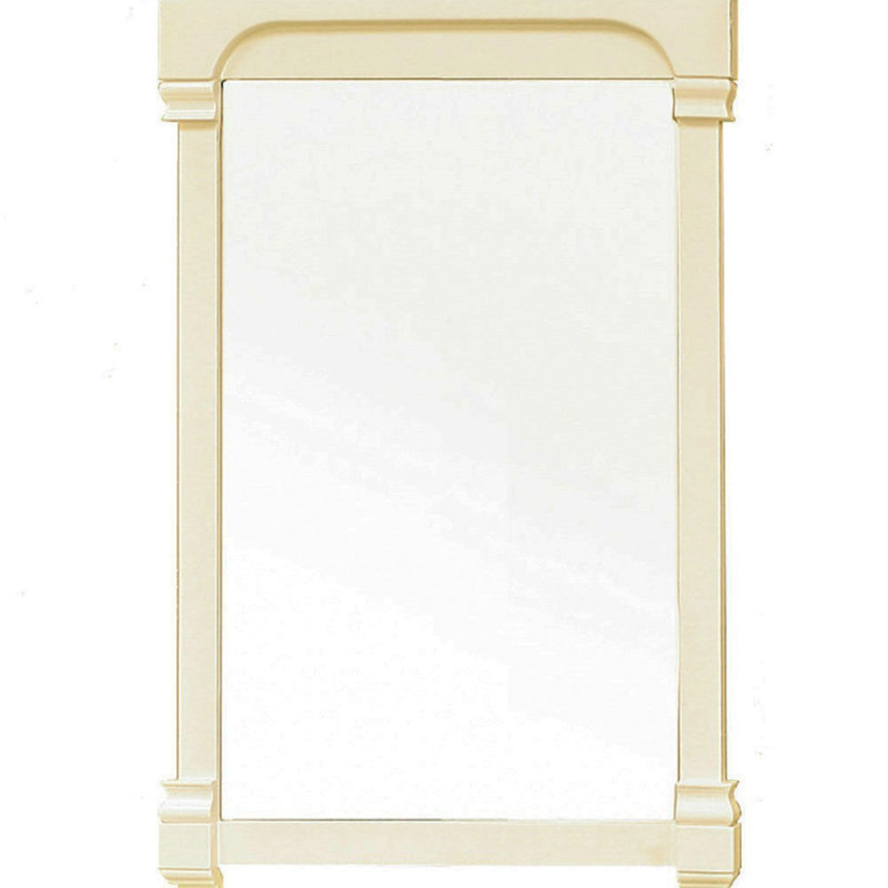 Olivia Rectangle Wall Mirror, Cream White