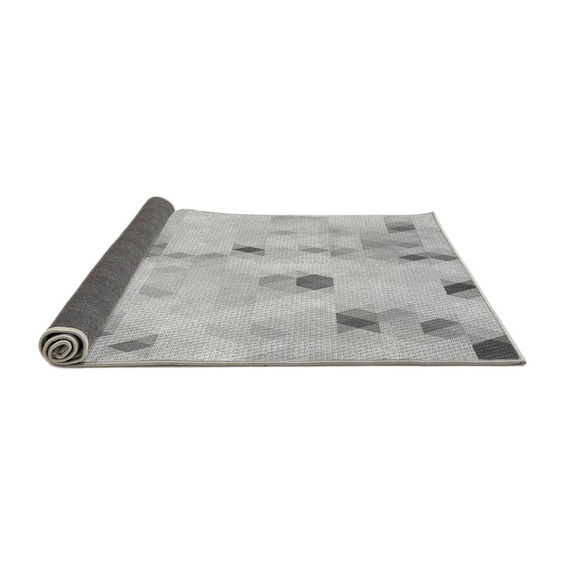 Tapis gris Arris, Rond 5 pi