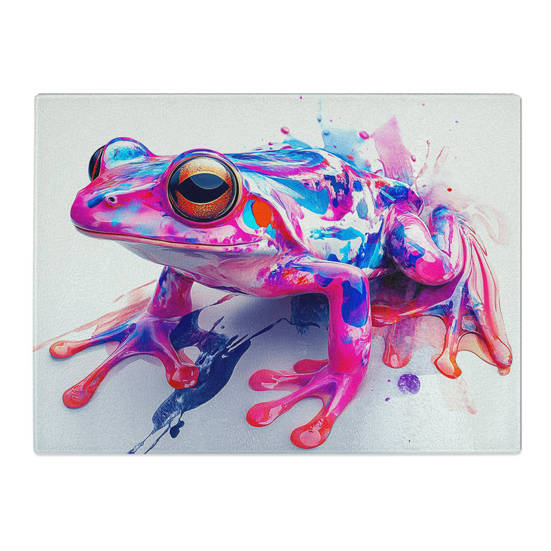 Frog Vol.2  Glass Chopping Board