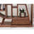 Chinese style all solid wood creative bookcase
