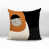 Orange brûlé / noir / blanc cassé