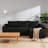 Boneless Corduroy L-Shape Modular Sectional Couch with Chaise - Soft Upholstered, Roomy Deep Seat, No Assembly Required, Timeless Stylish Furniture for Living Room Bedroom Apartment Home Office-218115378-222416036