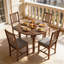 Chaises de salle à manger rembourrées de qualité supérieure, structure en bois massif, style Mid-Century moderne pour la cuisine et la maison