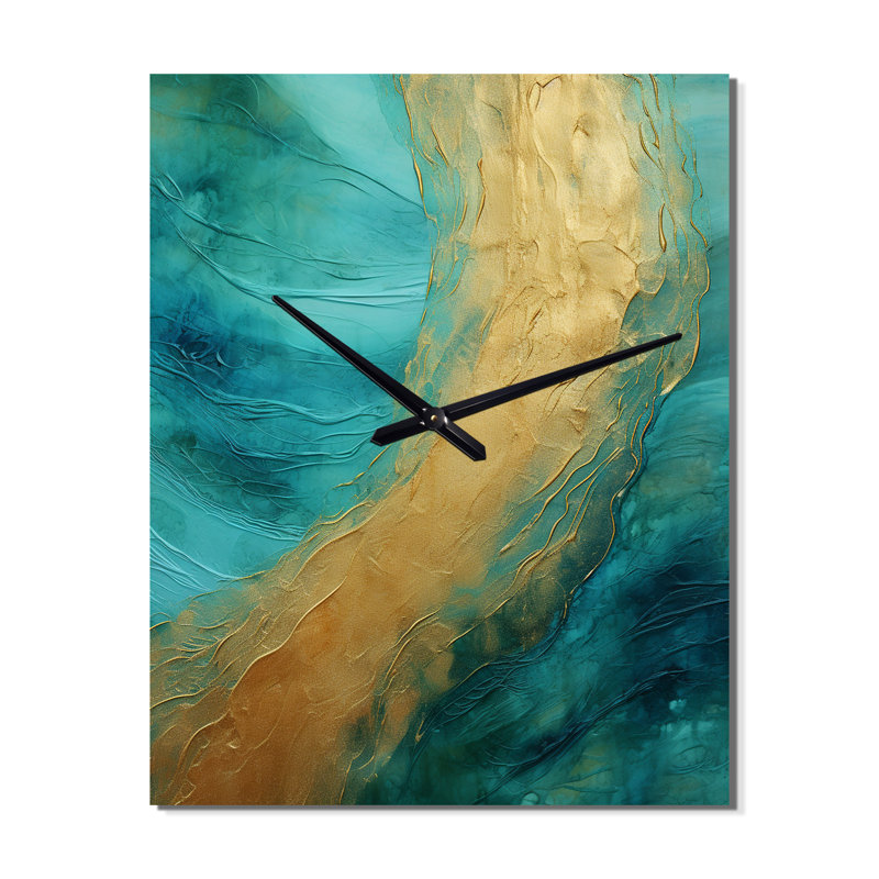 Horloge murale spirale abstraite, Petit