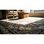 Antique Wool Blue Flat Weave Rug