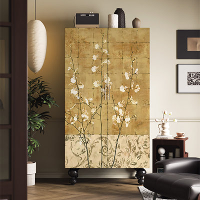 Retro dustproof dampproof bedroom decor wardrobe