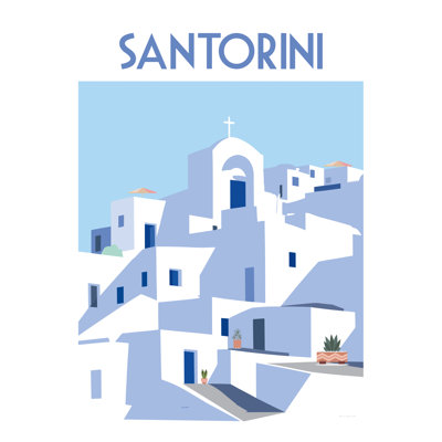 Affiche Santorini III par Omar Escalante