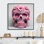 La Calavera, tête d'art mexicain I, reproduction d'art sur toile