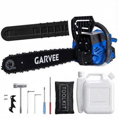 52cc/58cc Gas Chainsaw, 20" Bar, 2-Stroke Engine with Quick Start, 2.2KW Power, Gas Powered Chainsaw with Chain Brake and Anti-Vibration, for Tree Cutting, Wood Cutting and Land Clearing