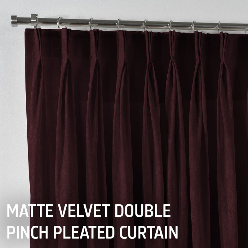 Room Darkening Single Curtain Panel, 65 W x 265 D cm