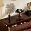 Commode d'appoint en bois massif