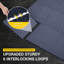 Paquet de 50 tuiles de plancher de garage robustes emboîtables 12 po x 12 po, double texture antidérapante pour garage, sous-sol, atelier, réparation mobile, salle d'exposition-130082160