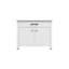 Caisson de laveuse robuste - plateau coulissant + armoire, capacité de 330 lb