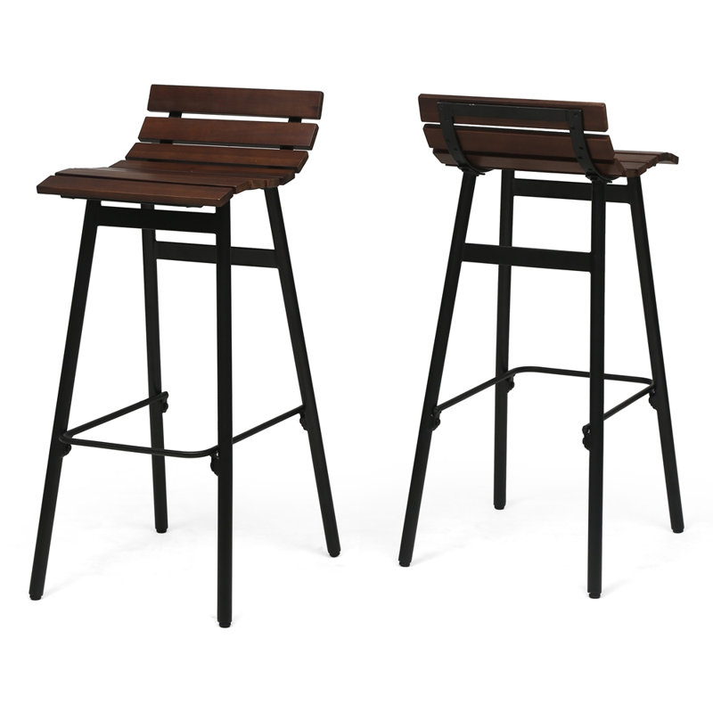Tabouret nordique, Marron foncé