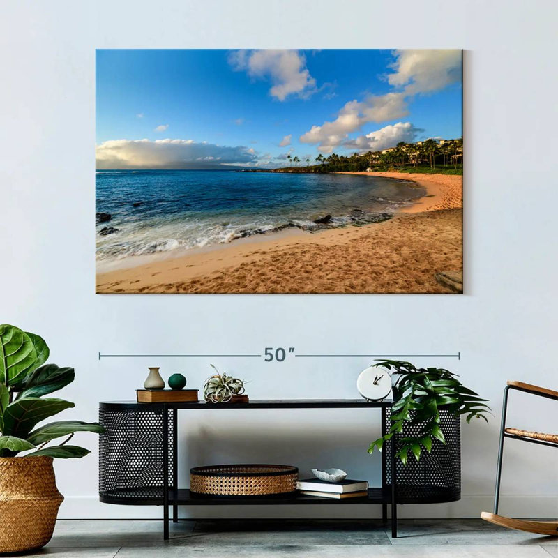 Gillard, Kapalua Bay, scène de Gillard, H 34 po x l 51 po