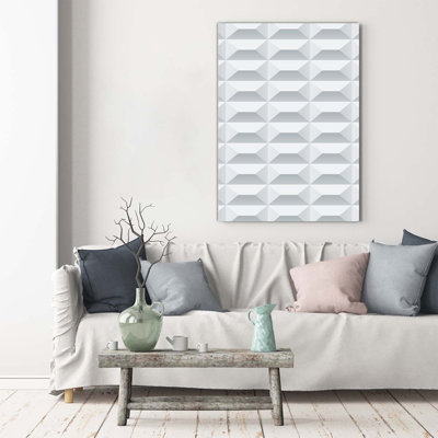 Geometric Background - Wrapped Canvas Print