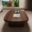Table basse rectangulaire en bois massif noisette-1669162925