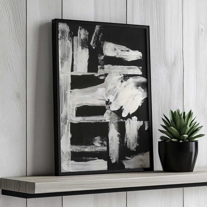 «Structural Dissonance I» par Melissa Wang, reproduction d'art, Impression sur cadre ouvert sans papier mat, H 12 po x l 8 po