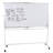 Double-Sided Magnetic Mobile Whiteboard with Markers