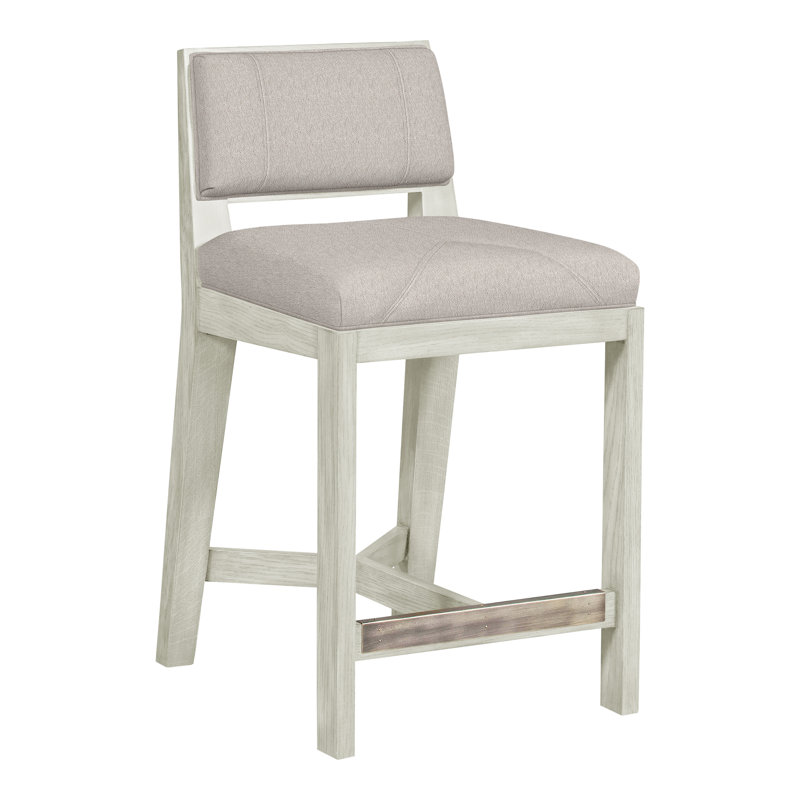 Thom Filicia Solid Wood 26.5" Counter Stool, Navada Granite, Navajo