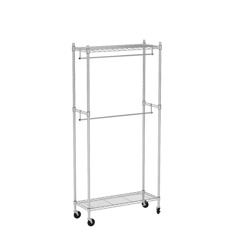 Hafwen 91cm Adjustable Clothing Rack