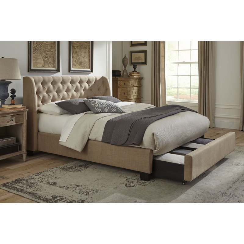 Ashaunta Upholstered Platform Storage Bed, Queen