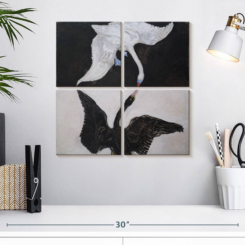 Brampt The Swan No. 1, 18'' H x 18'' W