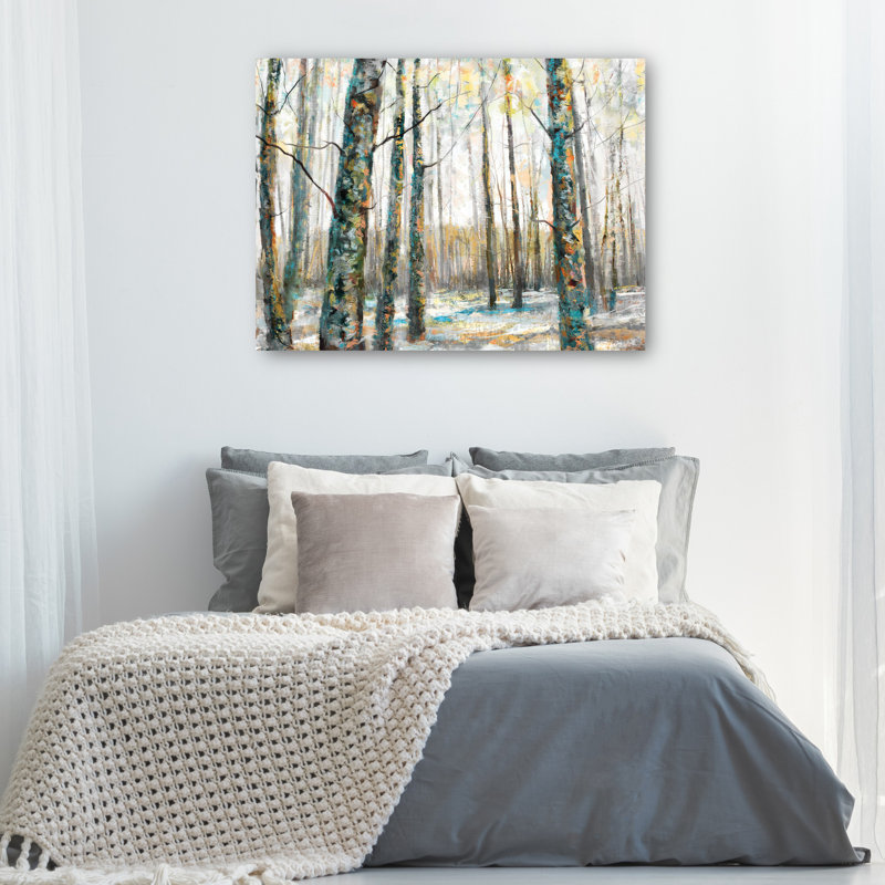 «Kaleidoscope Trees VII» par Studio Arts, reproduction d'art sur toile, H 11 po x l 14 po x P 1,5 po, Toile tendue