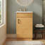 Meuble-lavabo de 20 po avec armoire fermée et tablettes réglables