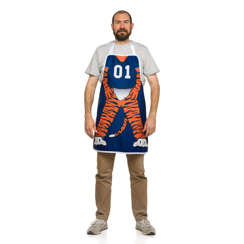 No Pattern Bib Apron, Auburn University