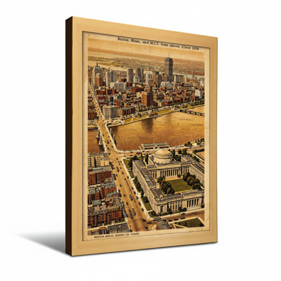 Scènes et paysages urbains Boston Aérien M I T Campus River Cityscape